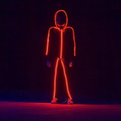RGB COLOR LIGHT UP LED STICK FIGURE KIT