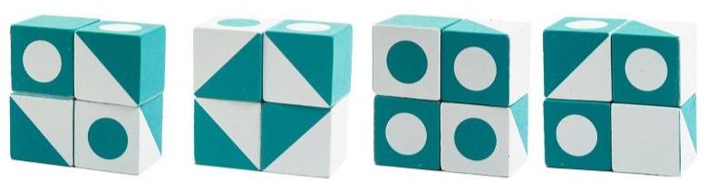 Puzzle Building Cubes