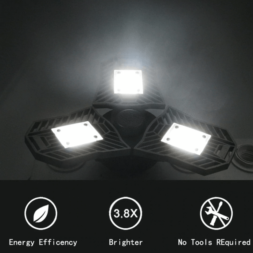 LED Light with 3 Adjustable Panels
