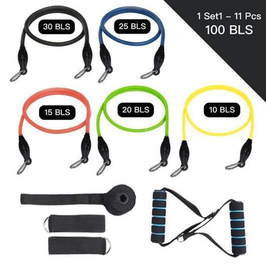 Resistance Band Set ( 11 Piece Set )-Buy 2 Free Shipping