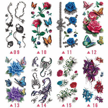 Trendy 3D Tattoo Stickers (20PCS)