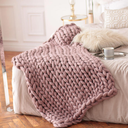 Chunky Knit Blanket