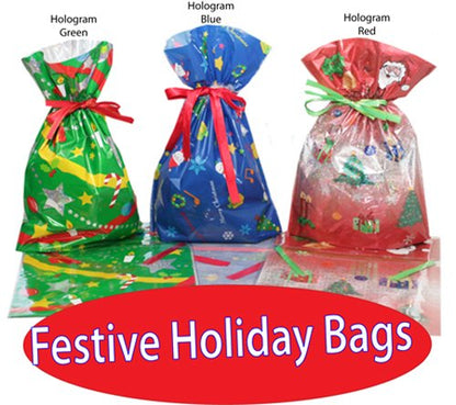 【Quarterly discount -- Welcoming christmas】Drawstring Christmas Gift Bags