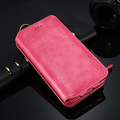 Classic Retro Stand Wallet Case for iPhone