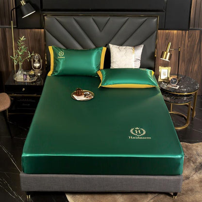 The cold feeling - Ice silk bed sheet 🎁 Summer Promotion - Free pillowcase & 50% OFF 🎁