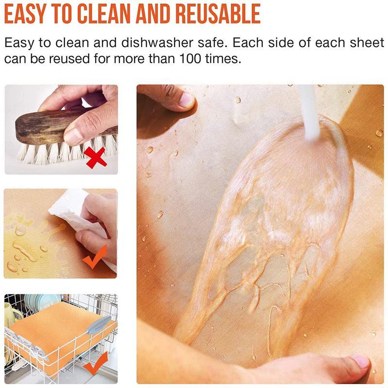 Non-stick BBQ Baking Mats.