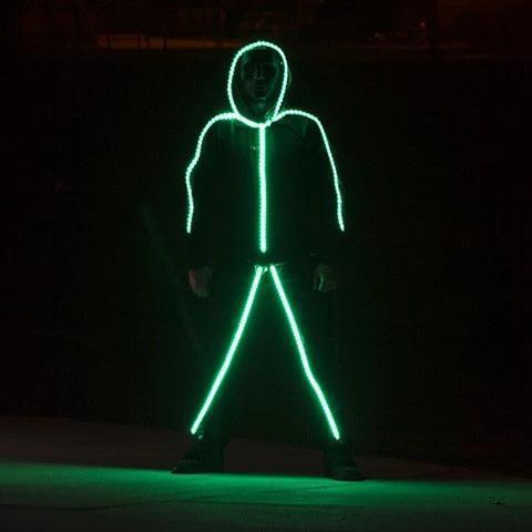 RGB COLOR LIGHT UP LED STICK FIGURE KIT