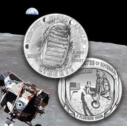 (HOT SALE!!!)Pure Silver Coin - 50th Anniversary of the Apollo 11 Moon Landing