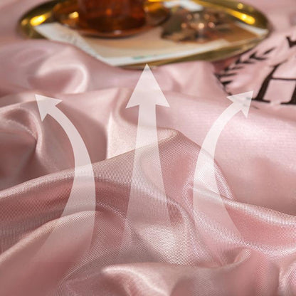 The cold feeling - Ice silk bed sheet 🎁 Summer Promotion - Free pillowcase & 50% OFF 🎁