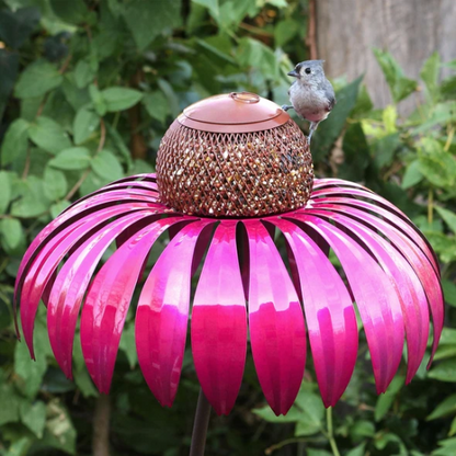 Last Day Promotion 75% OFF - Sensation Pink Coneflower Bird Feeder